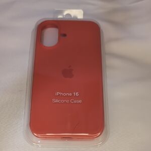 Apple iPhone 16 Silicone Case - Coral